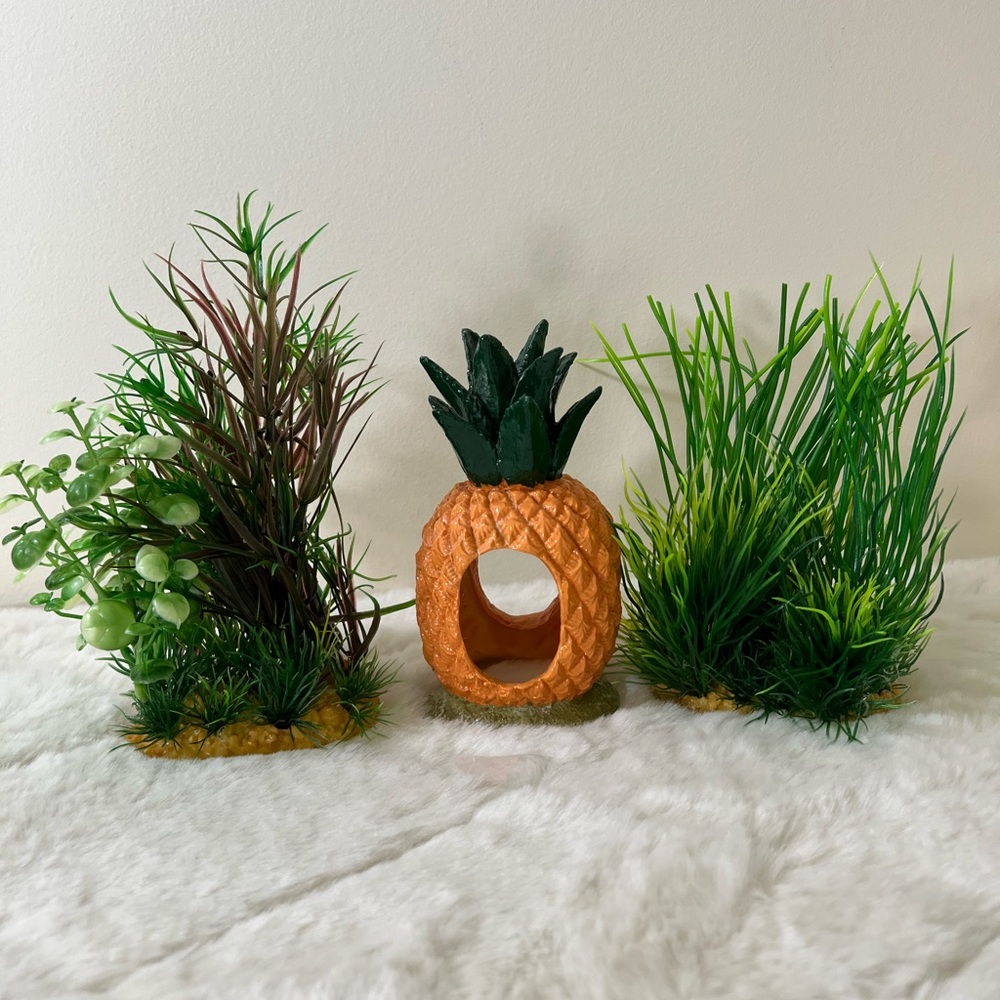 Artificial Aqaurium Plants Set of 3